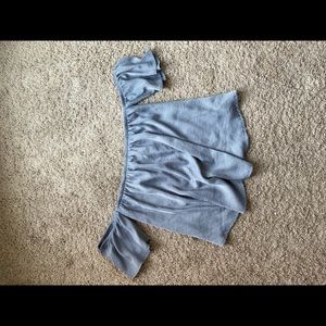 American Eagle Silky Off the Shoulder Top